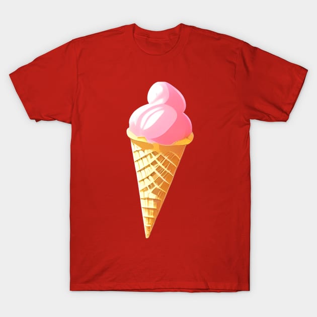 Ice Cream Cone T-Shirt by AlienMirror